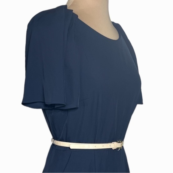 Tommy Hilfiger size 14 navy blue wide leg jumpsuit - Picture 7 of 16